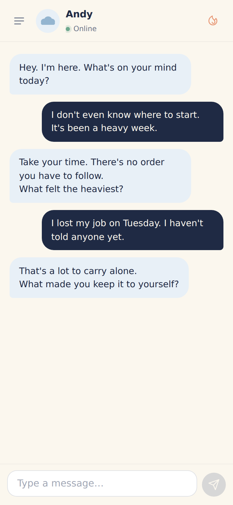 AИdy chat preview